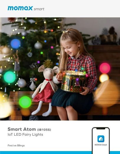 Picture of Momax Smart Atom IoT LED Fairy Lights - White