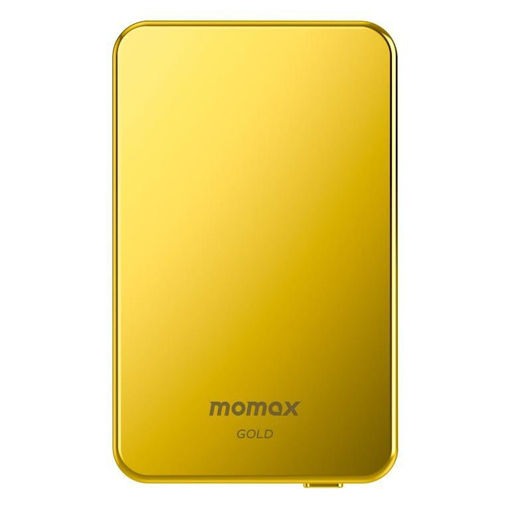 Picture of Momax Q.Mag Power 6 5000mAh Magnetic Wireless Battery Pack - Gold