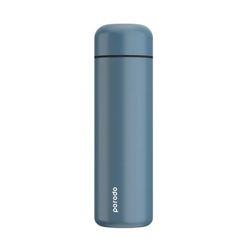 Picture of Porodo Smart Water Bottle with Temperature Indicator 500ml - Blue