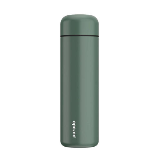 Picture of Porodo Smart Water Bottle with Temperature Indicator 500ml - Green