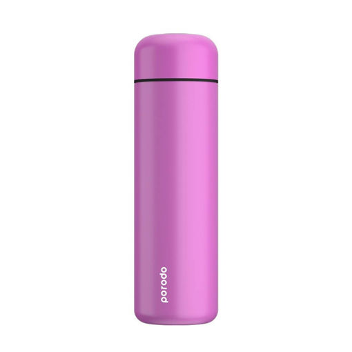 Picture of Porodo Smart Water Bottle with Temperature Indicator 500ml - Pink