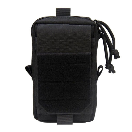 Picture of Zero North Multi-functional Laser Cut Molle Tactical Phone Pouch - Black