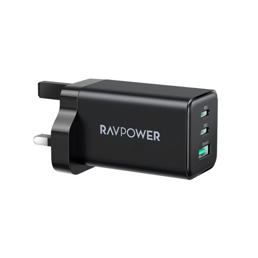 Picture of Ravpower Wall Charger 3-Port PD 65W - Black