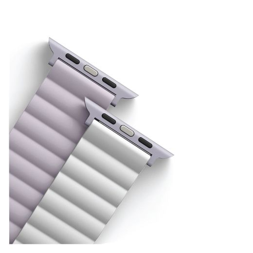 Picture of Uniq Revix Reversible Magnetic Apple Watch Strap 42/44/45/49mm - Lilac/White