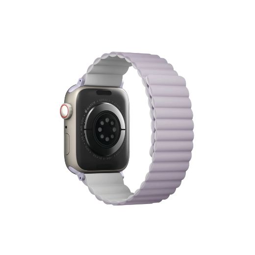 Picture of Uniq Revix Reversible Magnetic Apple Watch Strap 41/40/38mm - Lilac/White