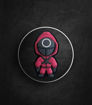 Picture of Black Circle Squid Guard Pvc Patch