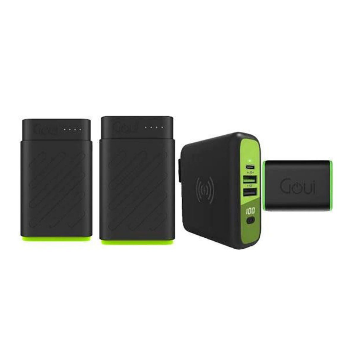 Picture of Goui Bundle Hero PD 10.000mAh + Hero PD 20.000mAh + Mbala + Bolt - Black