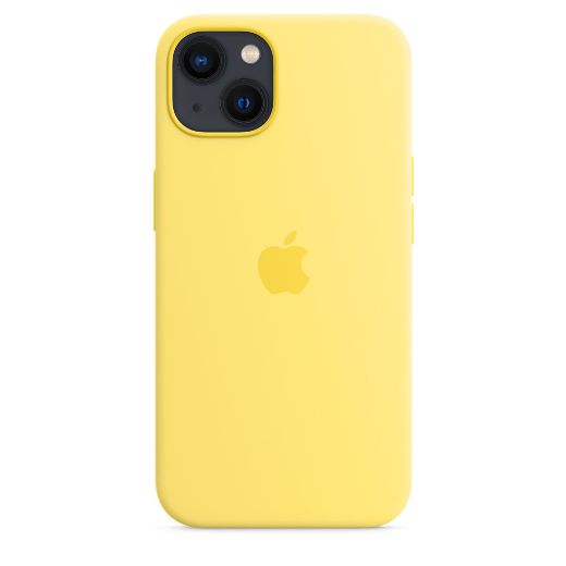 Picture of Apple iPhone 13 Silicone Case with MagSafe - Lemon Zest