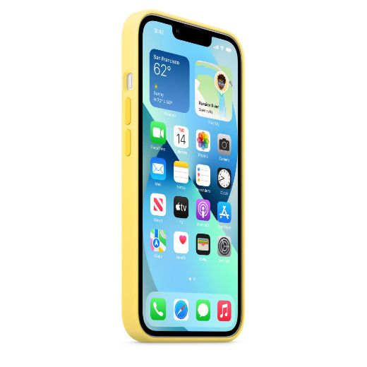 Picture of Apple iPhone 13 Silicone Case with MagSafe - Lemon Zest