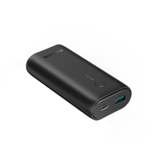 Picture of Ravpower 10000mAh PD+QC 20W Power Bank - Dark Gray