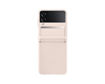 Picture of Samsung Flip 4 Flap Leather Cover - Peach