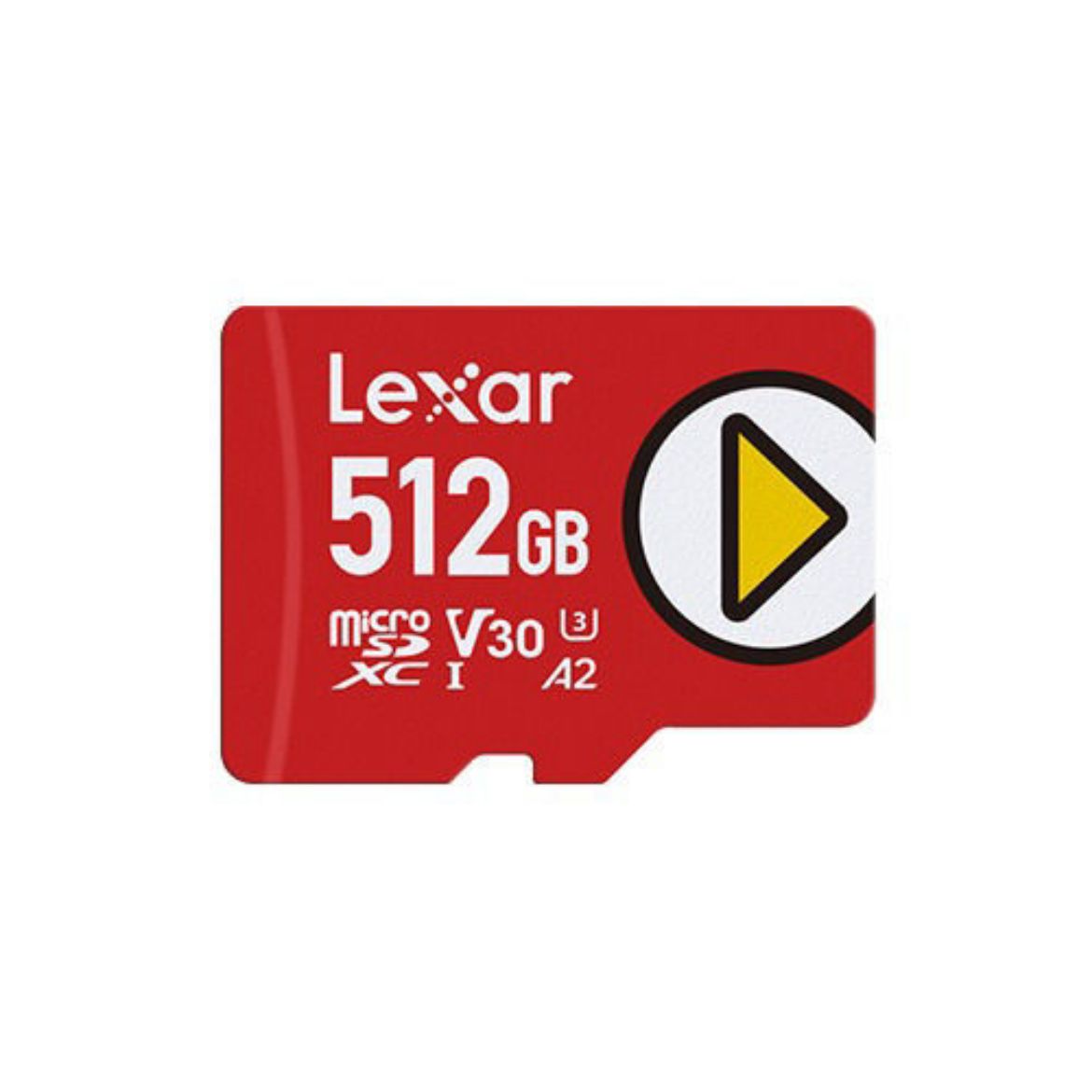 Picture of Lexar 512GB High Speed PLAY Micro SD Card - Red