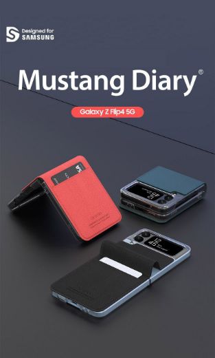 Picture of Araree Mustang Diary Case for Galaxy Z Flip 4 - Black