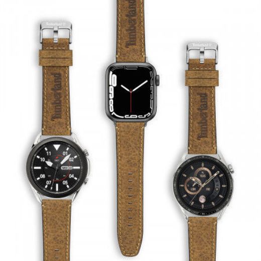 Picture of Timberland Apple Watch 38/40/41mm Smart Watch 20mm Barnesbrook Strap - Wheat Leather