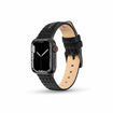 Picture of Police Apple Watch 38/40/41mm Smart Watch 20mm Pyramid Leather Gun Strap - Black