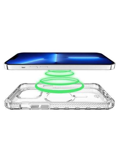 Picture of Itskins Supreme Clear Case Compatible With Magsafe for iPhone 14 Pro Max - Transparent