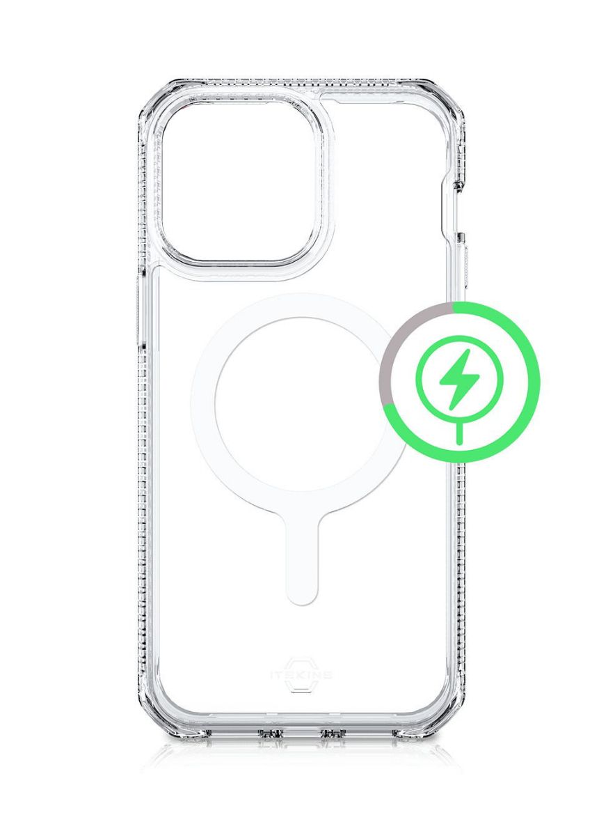 Picture of Itskins Hybrid Claer Case Compatible With Magsafe for iPhone 14 Pro - Transparent