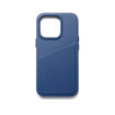 Picture of Mujjo Full Leather Wallet Case for iPhone 14 Pro - Monaco Blue