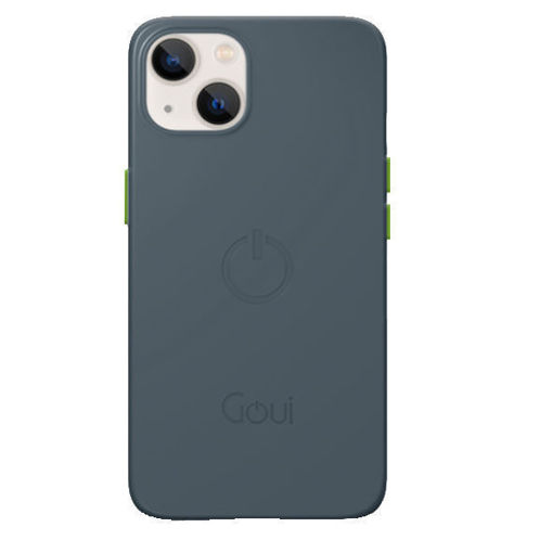 Picture of Goui Magnetic Case for iPhone 14 Plus with Magnetic Bars - Steel Grey