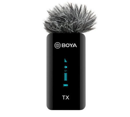 Picture of Boya S1 Mini 2.4GHz Smallest Wireless Microphone 1Transmitter + 1Receiver - Black