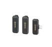 Picture of Boya Smallest 2.4Ghz Wireless Micorphone for Type-C Device 2TX+1RX - Black