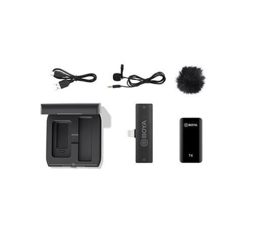 Picture of Boya K3 2.4GHz Wireless Microphone for Mobile Device - Black