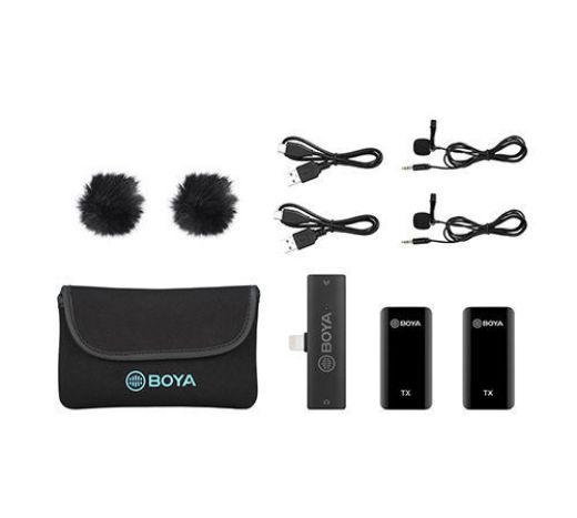 Picture of Boya S4 2.4GHz Wireless Microphone for Mobile Device - Black