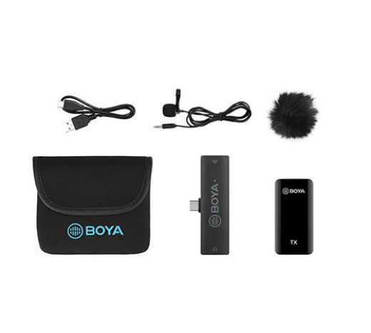 Picture of Boya S5 2.4GHz Wireless Microphone for Mobile Device - Black