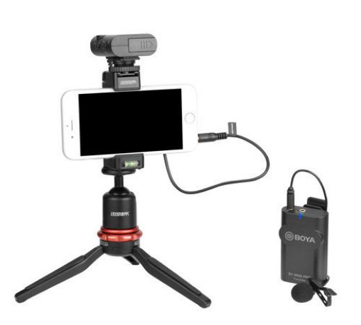 Picture of Boya Wireless Microphone for DSLRs and Smartphones - Black