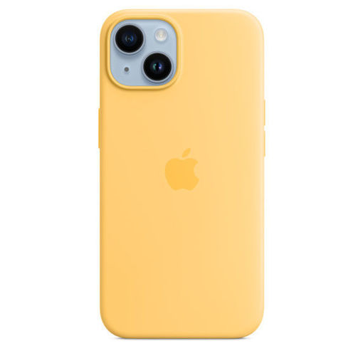 Picture of Apple iPhone 14 Silicone Case with MagSafe - Sunglow