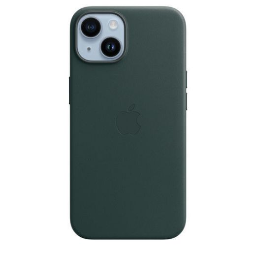 Picture of Apple iPhone 14 Leather Case with MagSafe - Forest Green