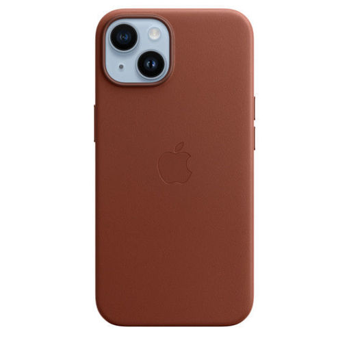 Picture of Apple iPhone 14 Leather Case with MagSafe - Umber
