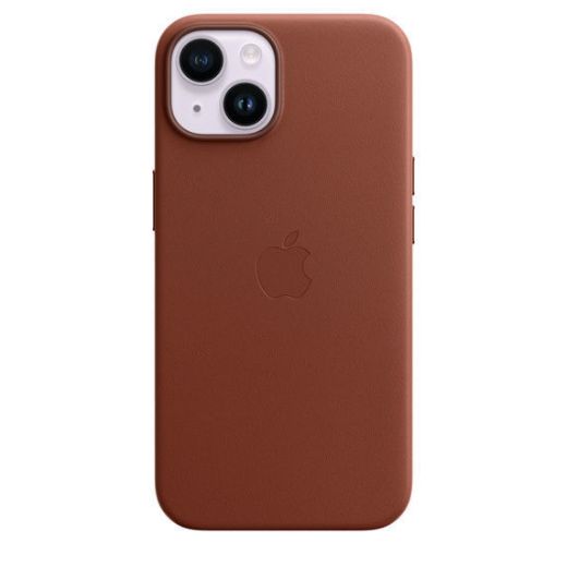 Picture of Apple iPhone 14 Leather Case with MagSafe - Umber