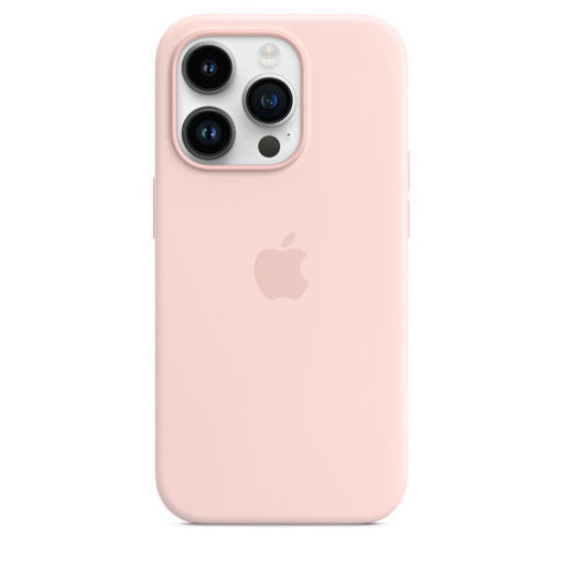 Picture of Apple iPhone 14 Pro Silicone Case with MagSafe - Chalk Pink