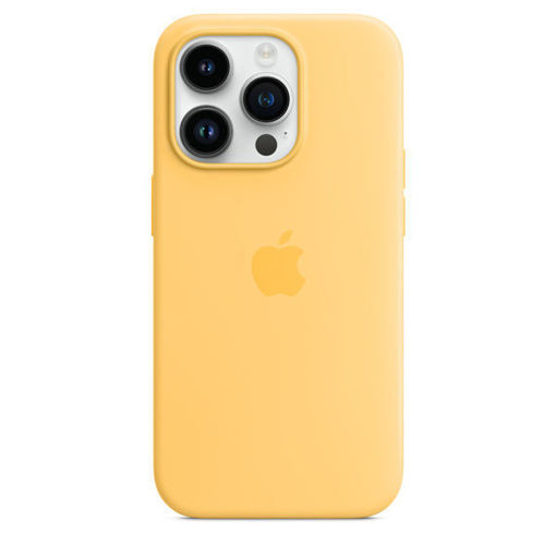 Picture of Apple iPhone 14 Pro Silicone Case with MagSafe - Sunglow