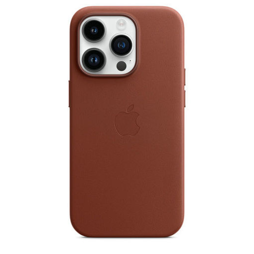 Picture of Apple iPhone 14 Pro Max Leather Case with MagSafe - Umber
