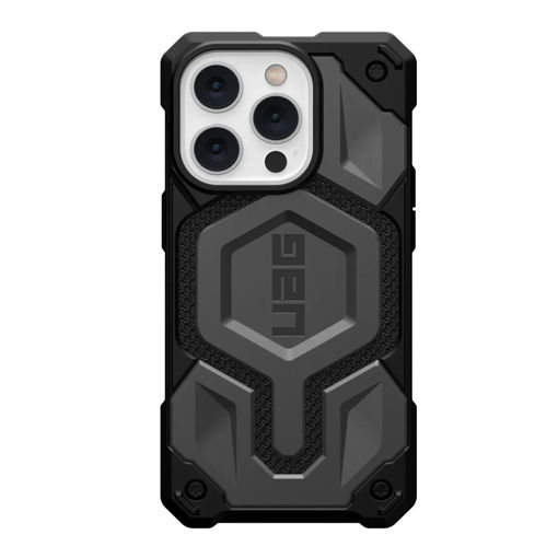 Picture of UAG Monarch Pro MagSafe Case for iPhone 14 Pro Max - Kevlar Silver