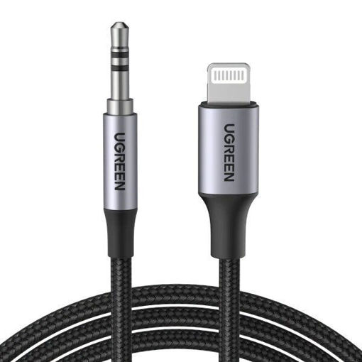 Picture of Ugreen MFi Lightning to 3.5mm Aux Cable for iPhone  2m - Black