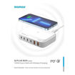 Picture of Momax Q.PLUG Box 100W 6-Port GaN with Wireless Charging 2M Power Cable - White