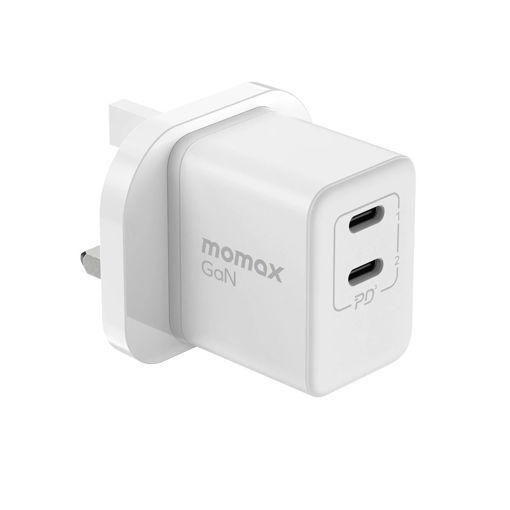Picture of Momax OnePlug 35W 2-Port GaN Mini Charger - White