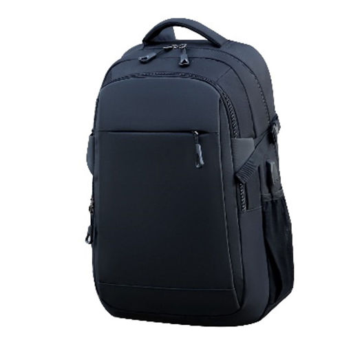 Picture of Porodo Lifestyle WaterProof Oxford + PU Backpack with USB-A Port up to 16-inch - Black