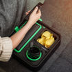 Picture of CouchConsole Cup Holder with Phone Stand Tray - Dark Green