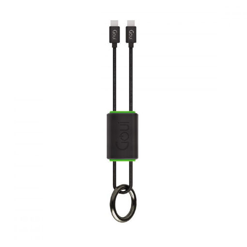 Picture of Goui Lock USB-C to USB-C Key Chain Cable - Black