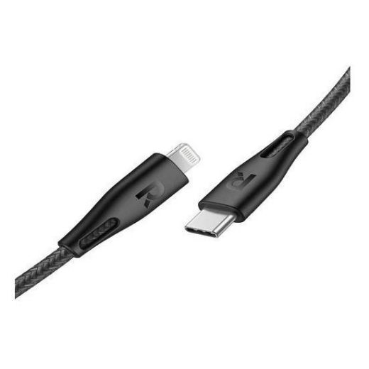 Picture of Ravpower USB-C to Lightning Nylon Cable 2M - Black