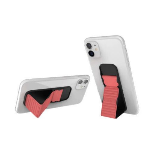 Picture of Clckr Universal Grip & Stand Pebbled Lines - Coral