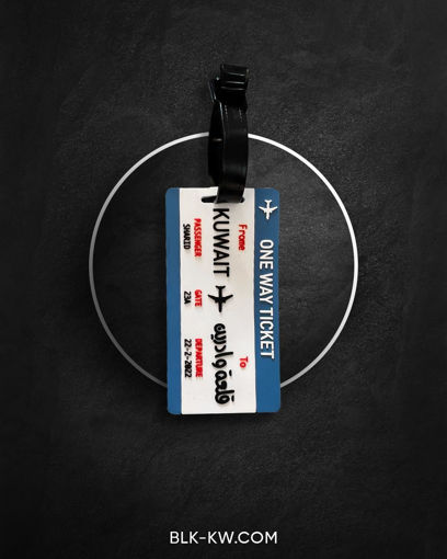 Picture of Black One Way Ticket Tag