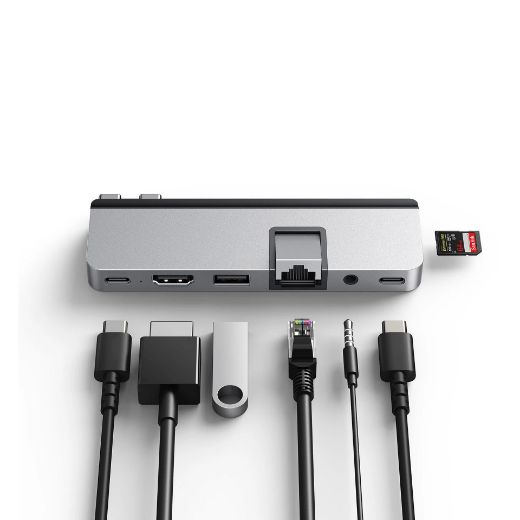 Picture of Hyper Drive Duo Pro 7 in 2 USB-C Hub - Silver