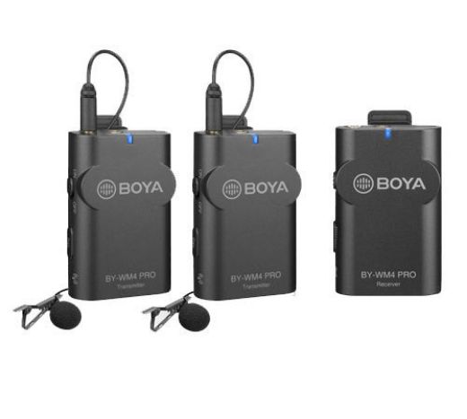 Picture of Boya BY-WM4 Pro K2 + 1Pcs More Transmitter Kit - Black