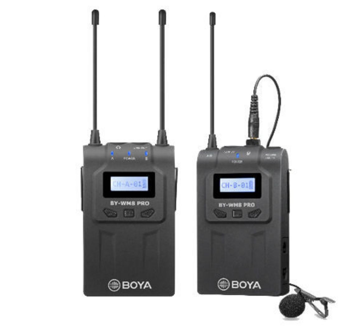 Picture of Boya Wireless Mic with 1Receiver and 1Transmitter - Black