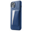 Picture of Mujjo Full Leather Wallet Case for iPhone 14 Plus - Monaco Blue